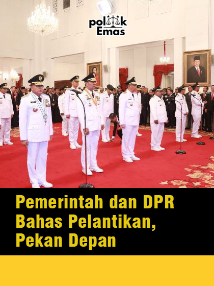 Komisi 2 DPR akan menawarkan dua opsi jadwal pelantikan kepala daerah dalam rapat tersebut. Wakil Menteri Dalam Negeri Bima Arya Sugiarto mengatakan, sampai saat ini belum ada keputusan terkait jadwal pelantikan kepala daerah terpilih pilkada serentak 2024. #politikemas #pelantikangubernur #fyp