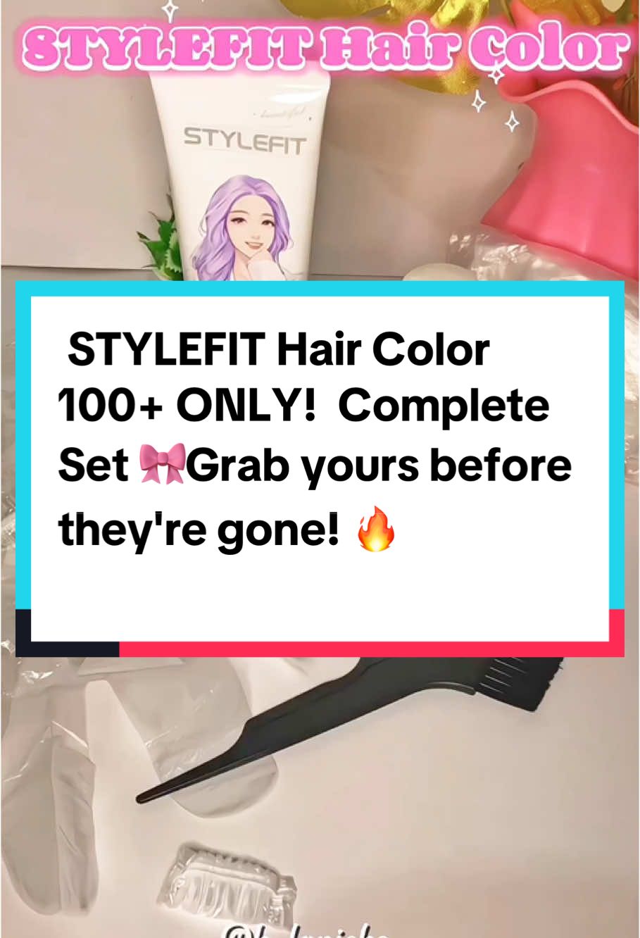 What's your dream hair color? 🤩Let STYLEFIT help you make it a reality!🎀Click the yellow basket for only 100+ may pang hair color kana😍 @Stylefit Hair Treatment        #TikTokCreatorSearchInsightsIncentive   #stylefit #completeset #haircolor #stylefithaircolor #hairdye #tiktokfinds #foryou #fyp #recommendations #affordable #haircolorideas 