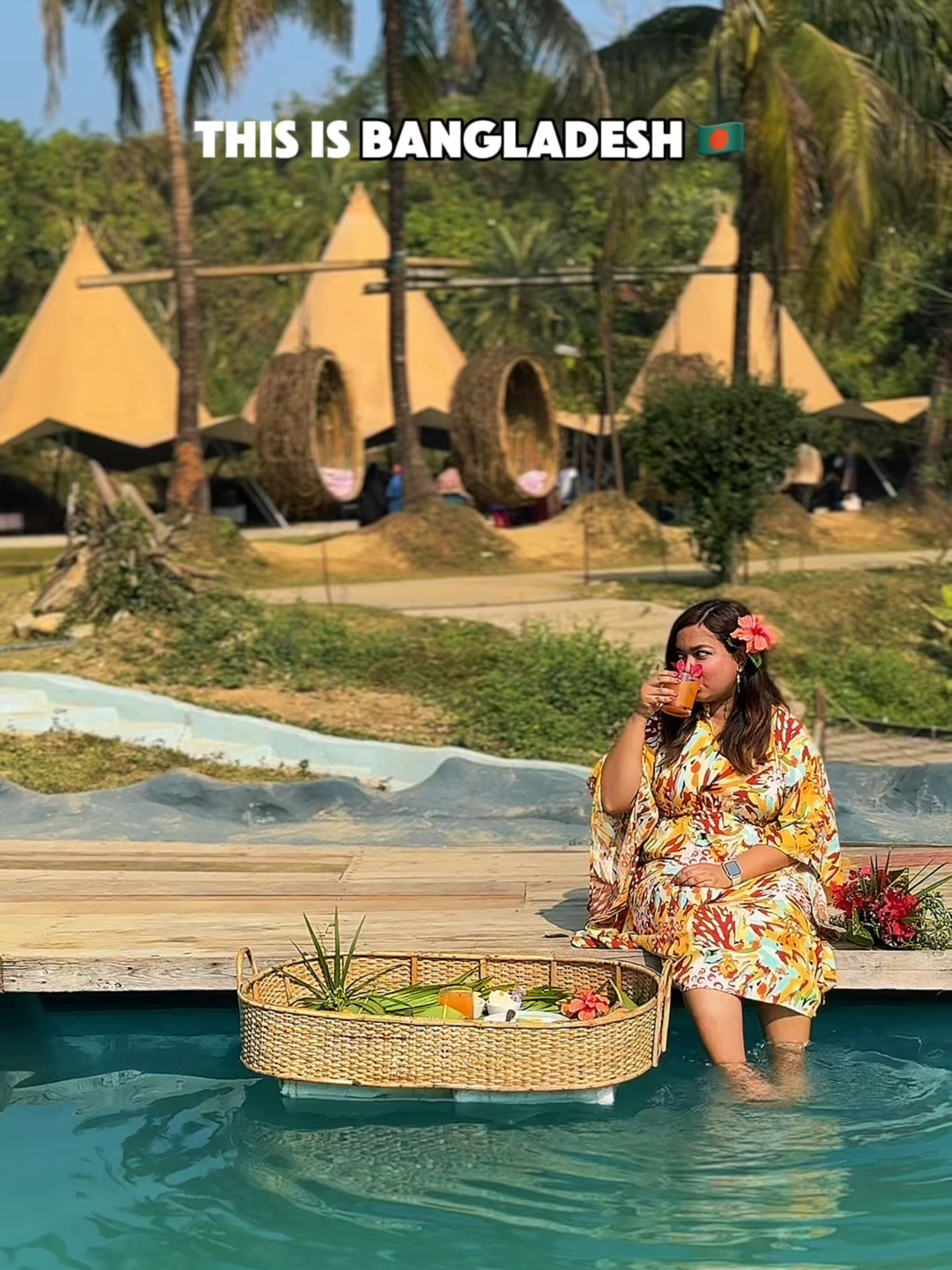 ✨Prettiest Resort I have ever been to in Bangladesh 🇧🇩 📍Mati-ta, Bhatiari, Chittagong #ThingsToDoInBangladesh #WhereToEat #Foodieshe #FoodTok #longervideos #Bangladesh #Viral #TiktokVlog #Matita #CampMatita #Chittagong