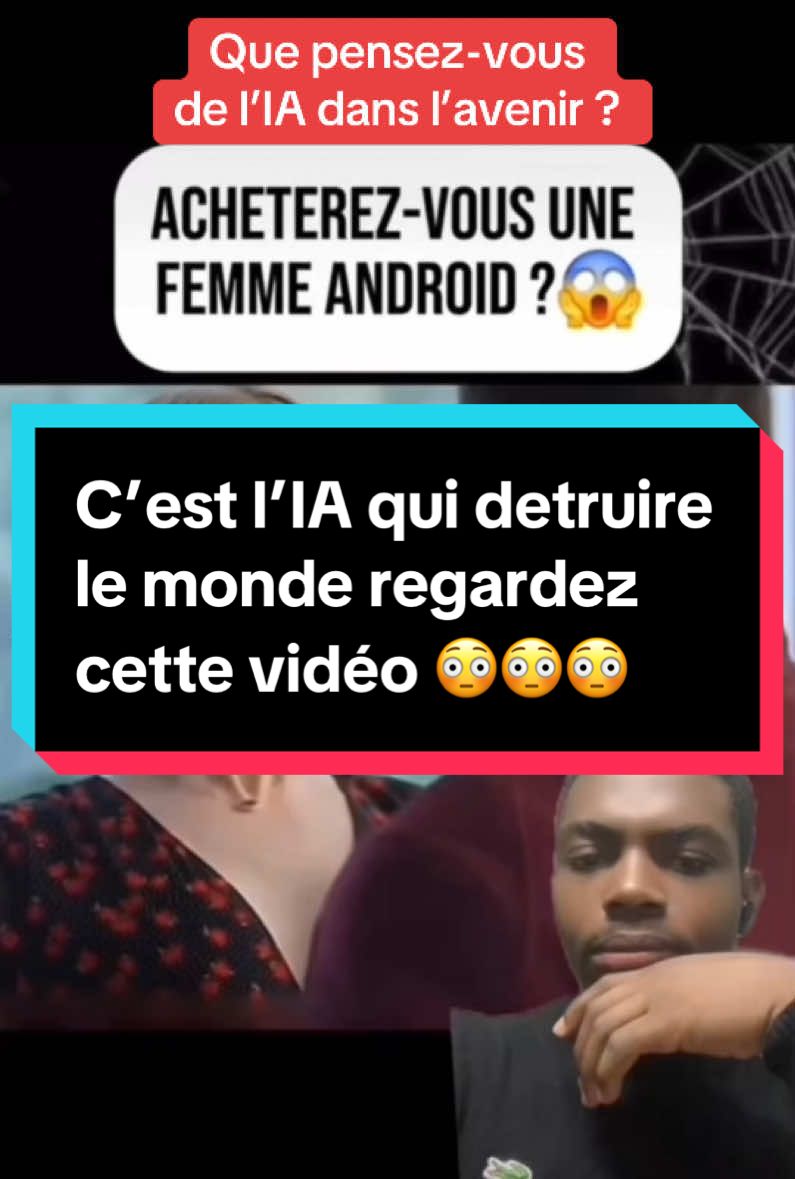 C’est l’IA qui vas detruire le monde regarder cette vidéo #ia #android #femme #robot 