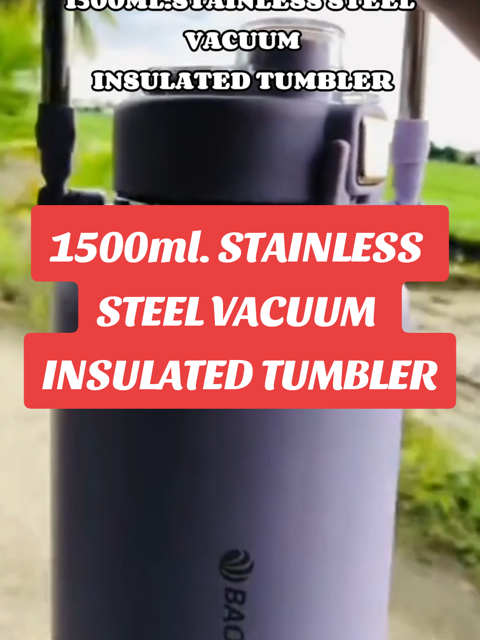 1500ML. STAINLESS STEEL VACUUM INSULATED TUMBLER #1500mltumbler #vacuuminsulatedtumbler #tumbler #insulated #vacuuminsulated #stainleesssteel #fypage #fyppppppppppppppppppppppp 