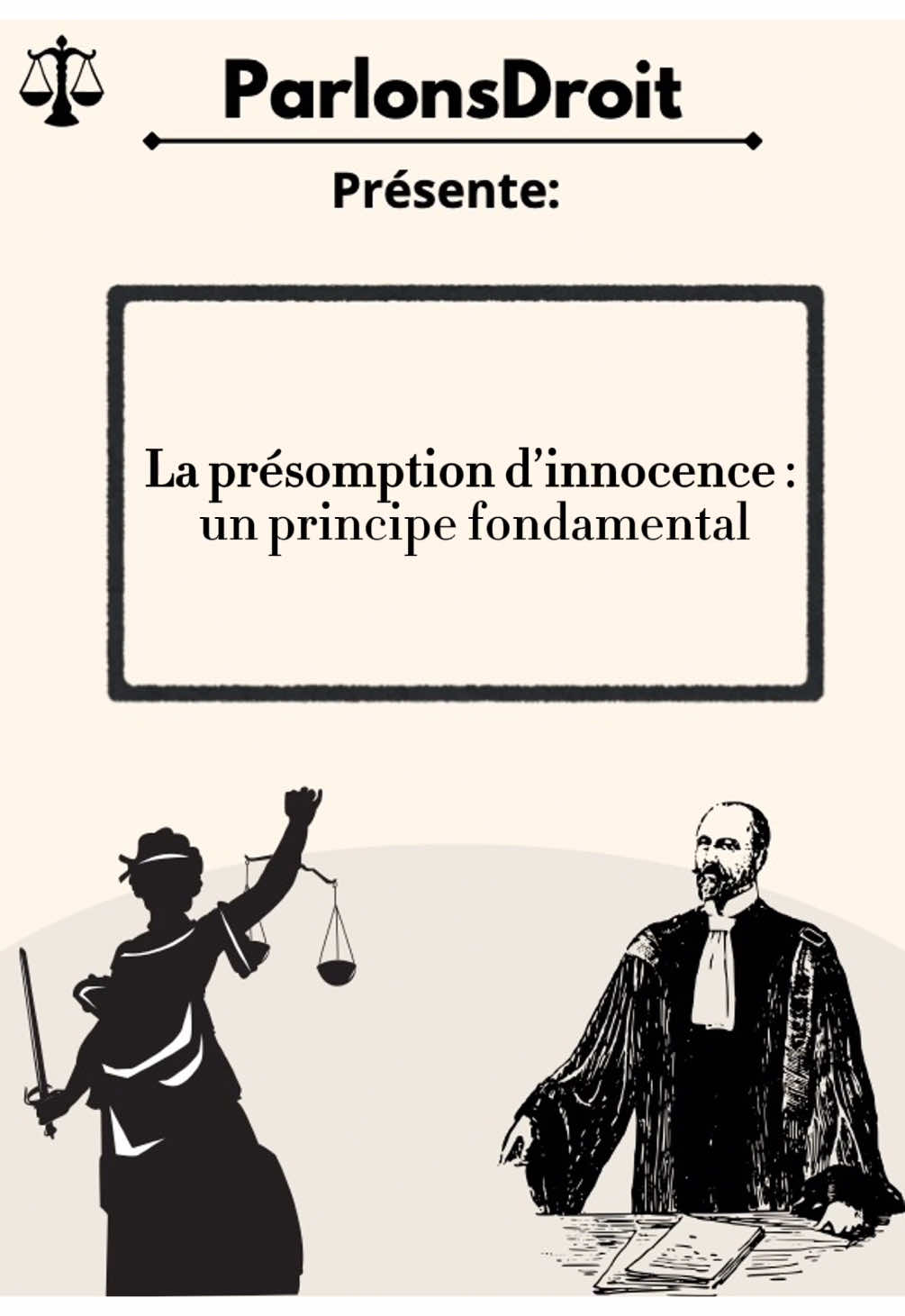 Zoom sur la présomption d’innocence : un pilier de notre justice, trop souvent oublié. ⚖️ #droit #justice #presomptiondinnocence #licence #proces 