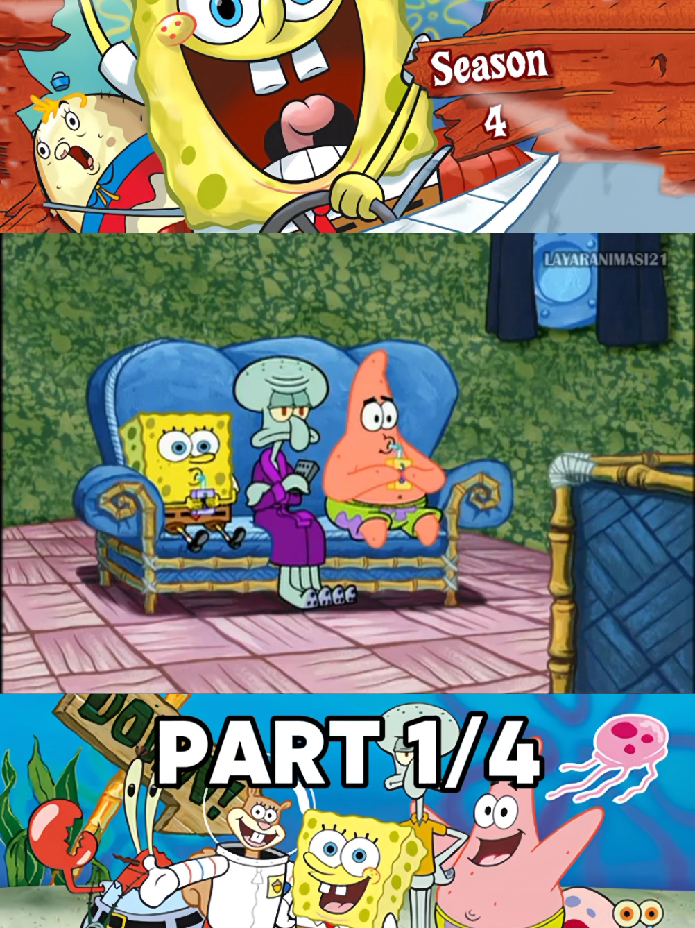 Spongebob Bahasa Indonesia | Season 4 - The Thing #spongebobbahasaindonesia #kartunlucu #kartunanak #kartun2024 #fypシ  #cartoon #spongebobmovie #spongebob #lewatberanda #spongebobindonesia #spongebob2024 