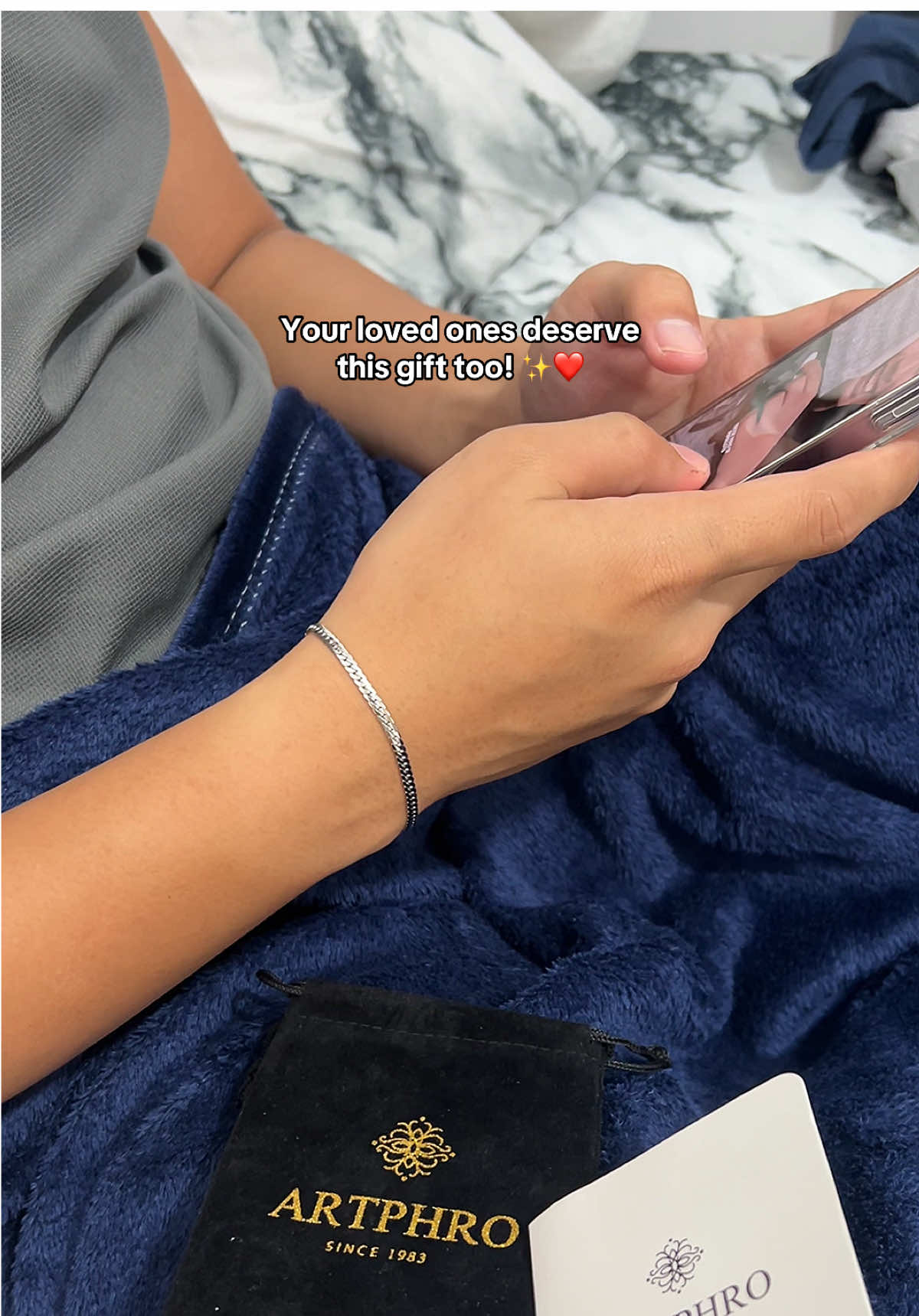 Kilig talaga siya 🥰✨ #arthpro #arthprobracelet #braceletformen #simplebracelet #mensbracelets #giftideaforhim #giftforboyfriend #nontarnishbracelet #fyp #viral #trending 