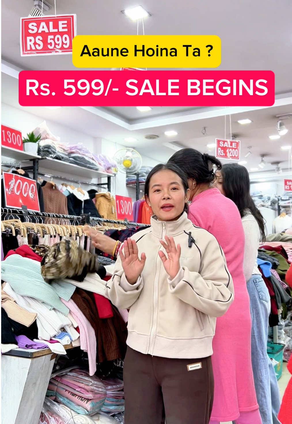 Aaunu Bhayo Ta Rs. 599/- ko Clearance Sale ma ? 📍Shop Location: Ratopul, Kathmandu.  ☎️Contact No.: 9851204780.  #clearancesale #tiktoknepal #goviral #fashion #style #trending #onlineshopping #shoponline #fashiontiktok #clothingshop #style #original #instagood #newarrivals #OOTD #ootdfashion #foryoupage #SmallBusiness #viralclothing #sale #wintersale #jacket #outfitInspo #newyearoutfit #fyp #clothes #creatorsearchinsights @Trendzbiz_Men @Trendzbiz Women  