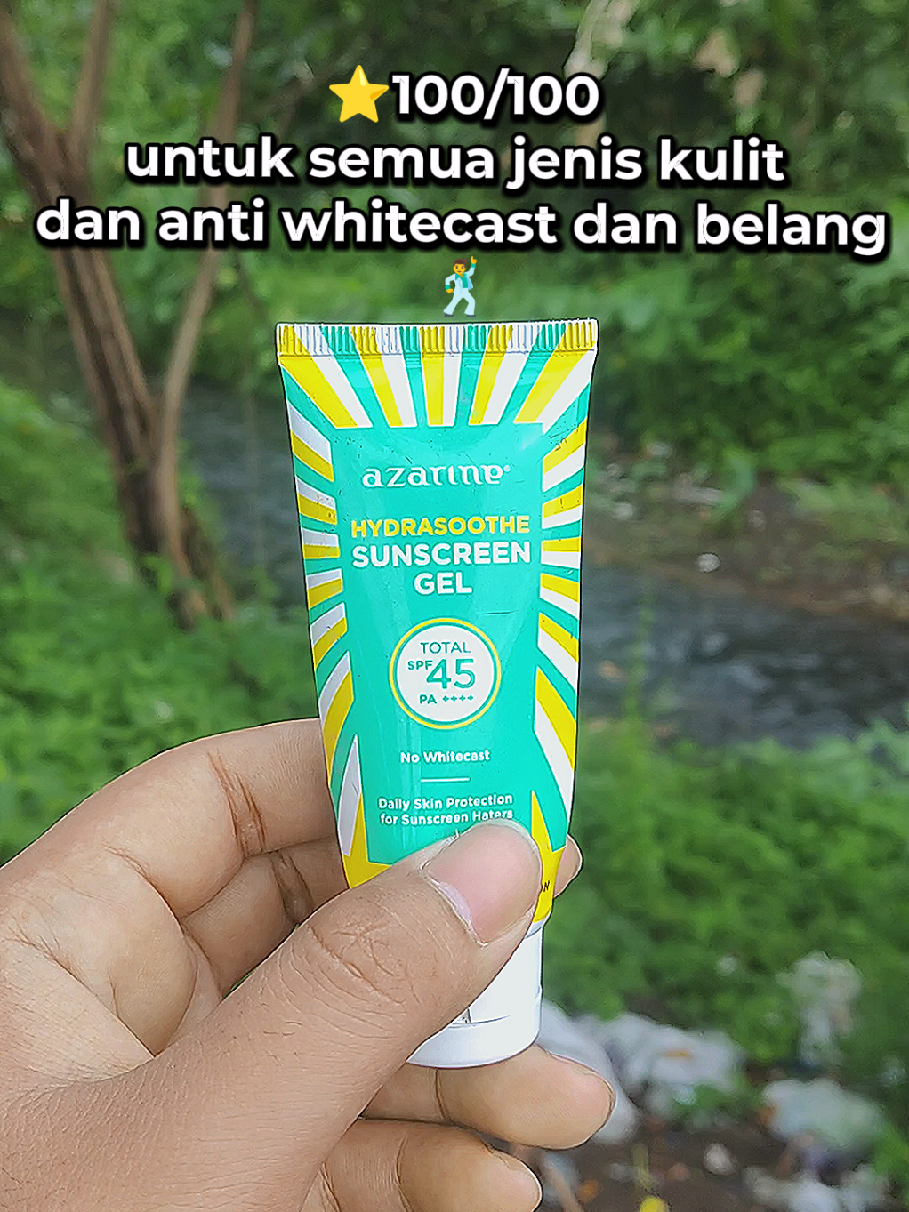 Azarine hydrasoothe gel sunscreen paling all round untuk semua jenis kulit dan anti whitecast belang diwajah, tekstur ringan dan mudah meresap #azarine #azarinecosmetic #azarineproduct #azarinesunscreen #azarinepromo #sunscreenviral #sunscreenreview #sunscreentips #skincare #skincareroutine #skincaretips #wajahglowing #wibgajian 