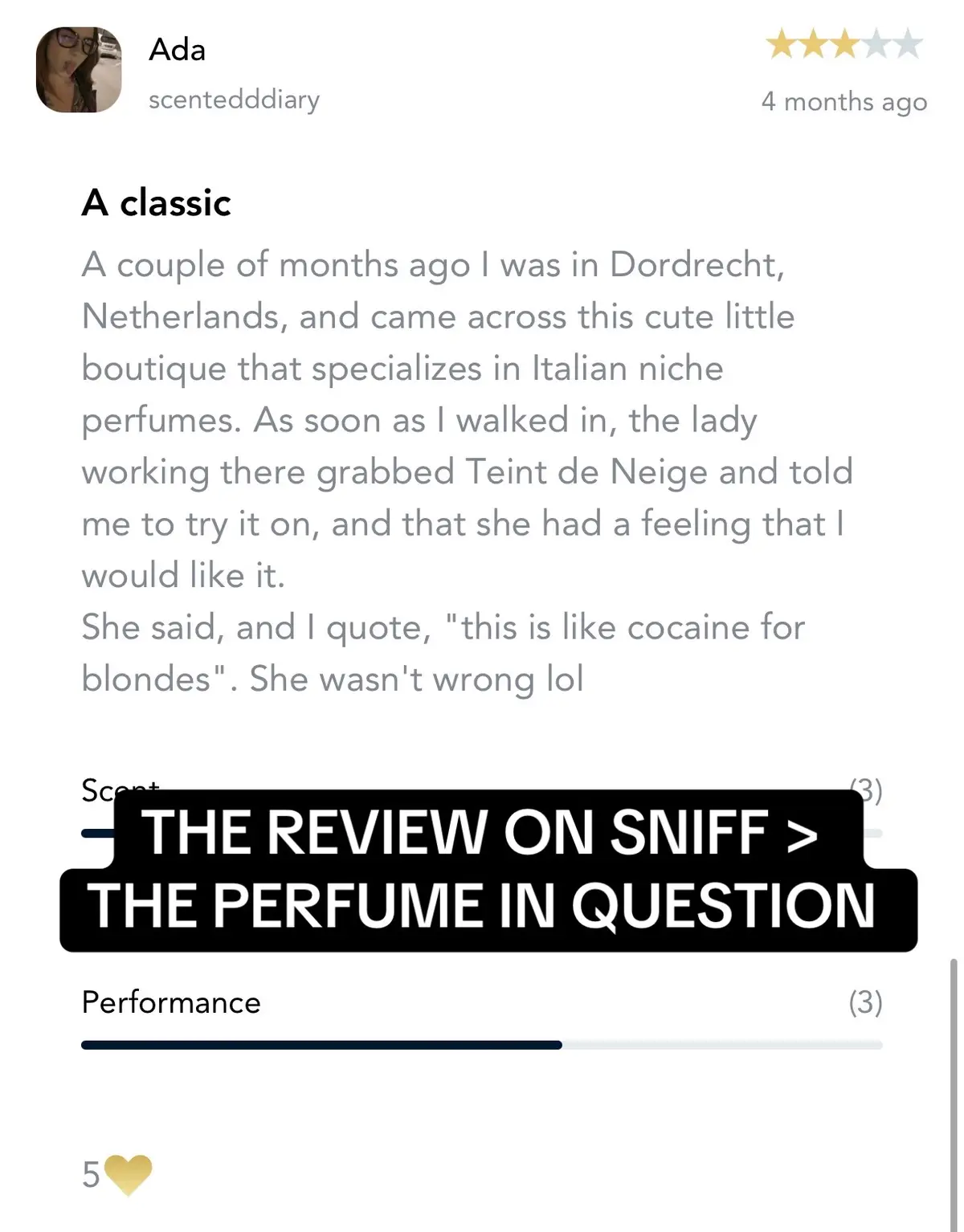 Should i keep showcasing some of my fave reviews on @Sniff ? #perfume #fragrance #dubai #perfumetiktok 