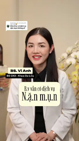 Trả lời @sáng sớm ngán ngọt🍪 Quy trình nặn mụn thực hiện theo đúng tiêu chuẩn y khoa #bsvianhdalieu #dalieuthammy #chamda #bvdhyd #trimun 