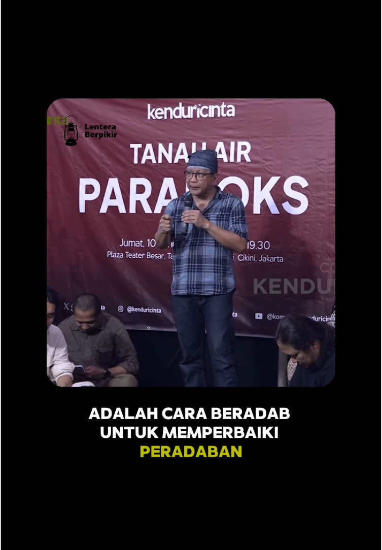 Tanah air paradoks  📹 : Kenduri Cinta  #lenteraberpikir #potcast #fyp #rockygerung 