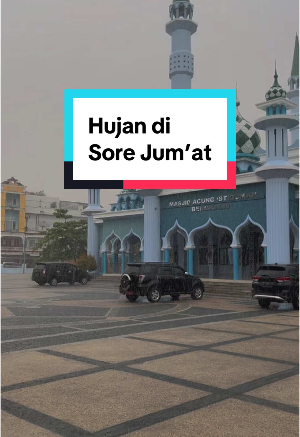 Hujan di sore Jum’at berkah😇