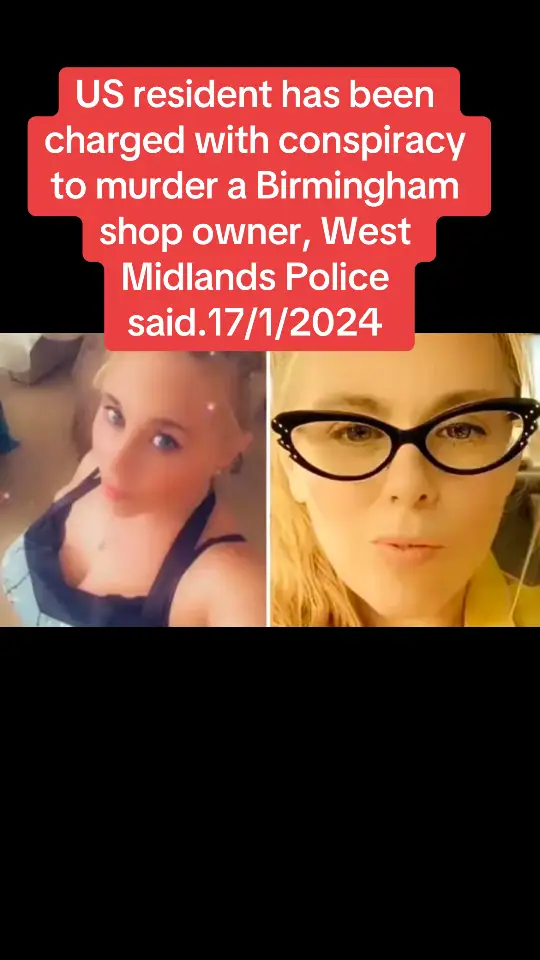 US resident has been charged with conspiracy to murder a Birmingham shop owner, West Midlands Police said. Aimee Betro, 45, from Wisconsin in the US, was extradited from Armenia where she was arrested last summer, to be charged in the UK. She is alleged to have taken part in a plot to murder the owner of a clothing shop in Birmingham, West Midlands, as well as members of his family, on September 8 2019, the Crown Prosecution Service said.#london #crime_ #Birmingham_ #policeofficer_ #police👮_ #popular_ #policelife 