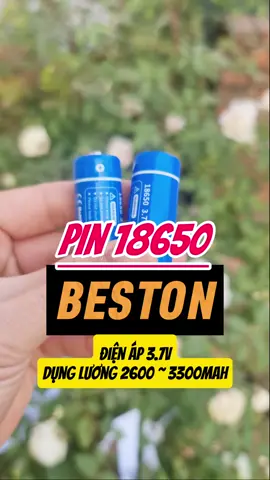 Pin 18650 dung lương cao, điện áp 3.7V Beston #pin #pin18650 #pinsac #pindungluongcao 
