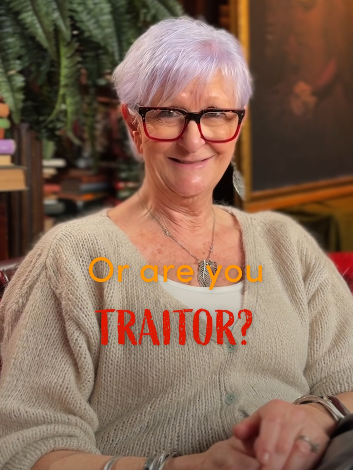 It's not over until the fun older lady sings... 🤩 #TheTraitors #Linda #Opera  Traitors' player, Linda, gives a rendition of The Traitors song