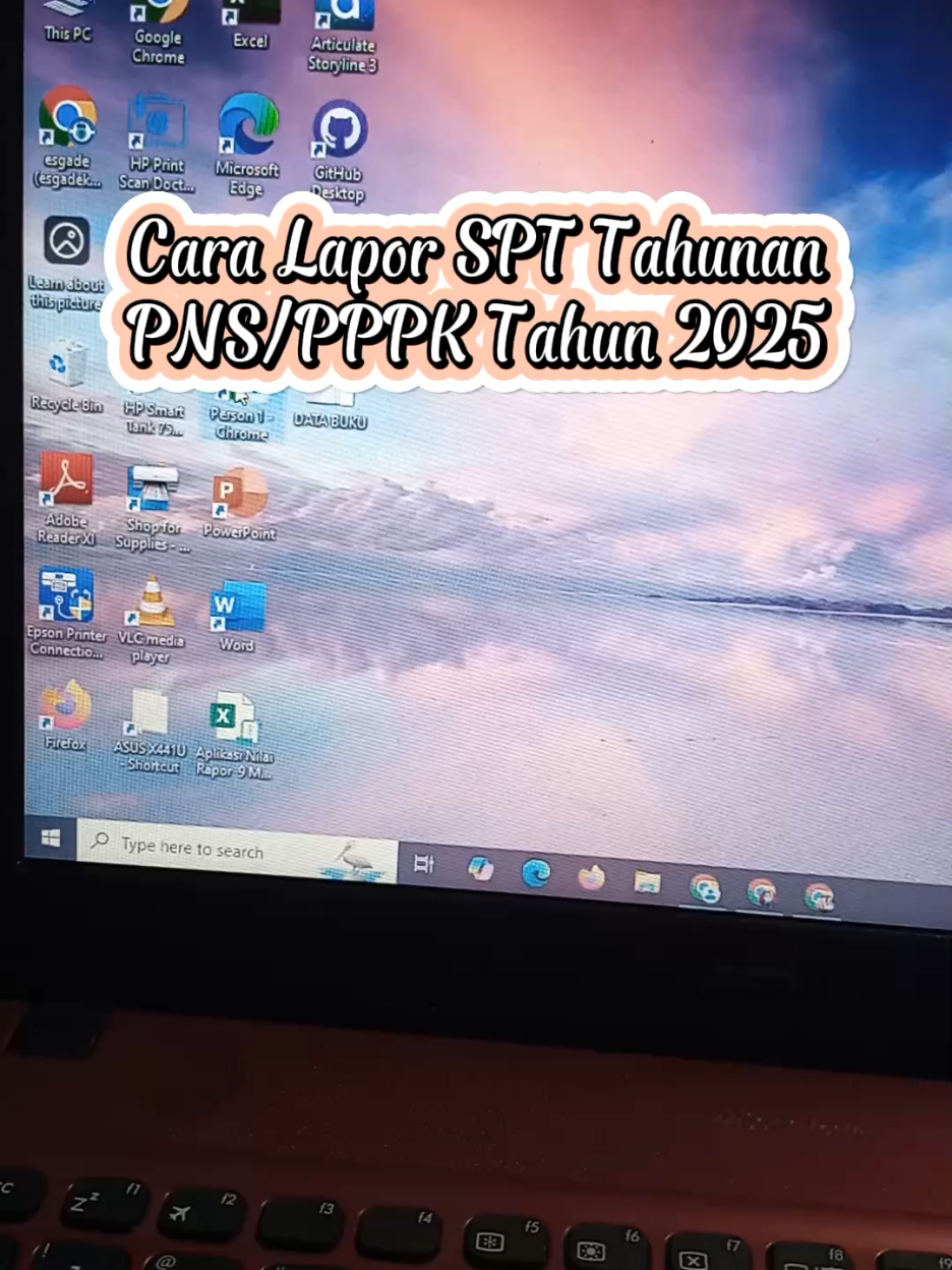 Cara Lapor SPT Tahunan PNS/PPPK Tahun 2025 #spt #tahunan #pns #pppk #p3k #2025 #pajak #penghasilan 