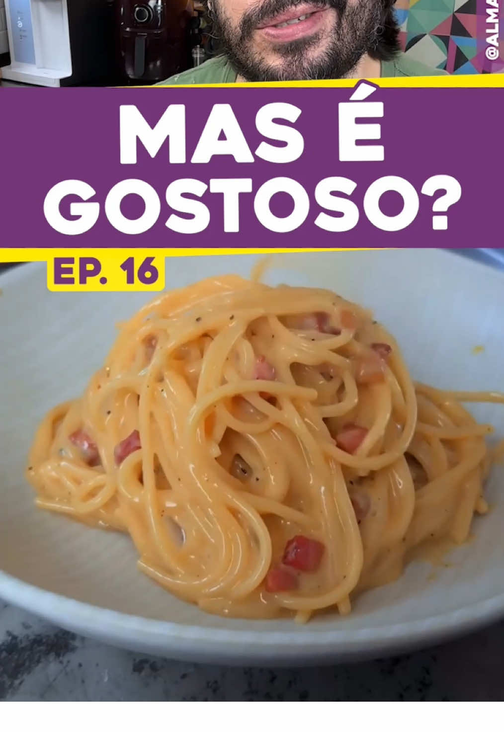 TESTE: Macarrão Carbonara com Doce de Leite