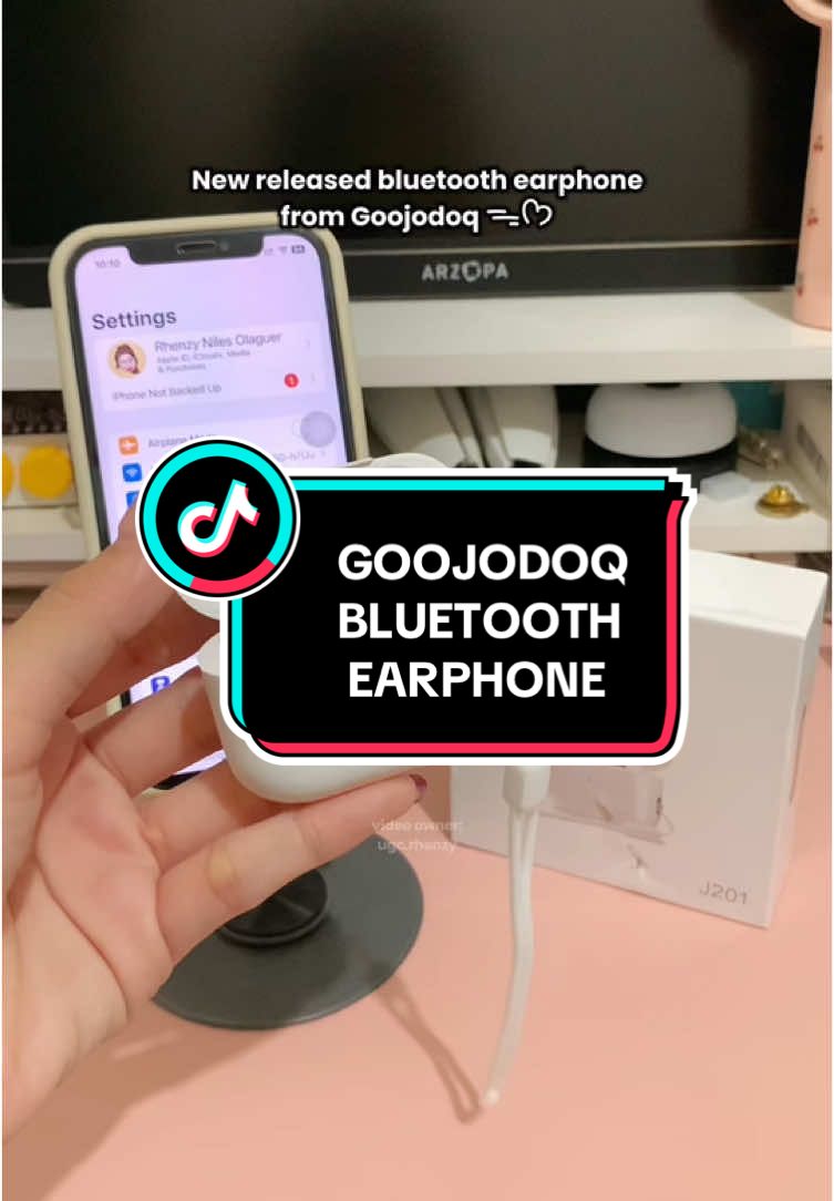 New released bluetooth earphone from @goojodoq.store.ph / @goojodoq.ph ✨ #goojodoq #goojodoqairpods #bluetoothearphone #wirelessearphone #newrelease #affordable #highlyrecommended 