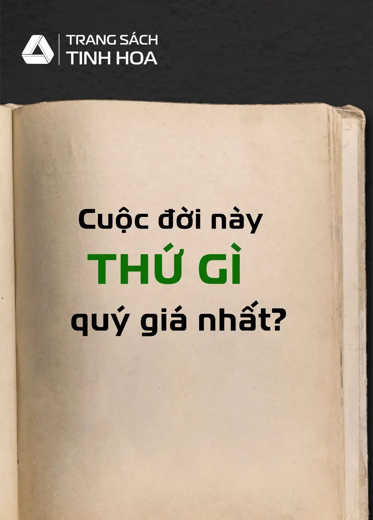 Cuộc đời có nhiều giá trị quý giá, và mỗi người có thể coi trọng những điều khác nhau.#cuocsong #cuocdoi #buon_tam_trang #trangsachtinhhoa 