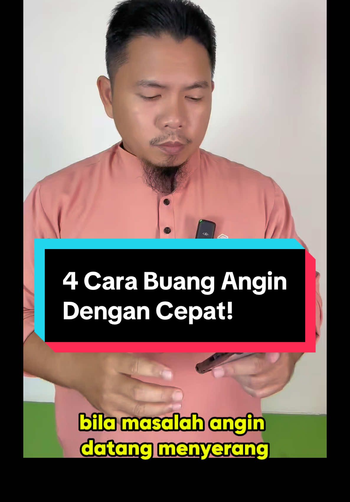 4 CARA BUANG ANGIN DENGAN CEPAT! #aminulrashidjamil #kembung #bloated #gastritis #gastrik #gerd #ibs #halialempoyangarji 