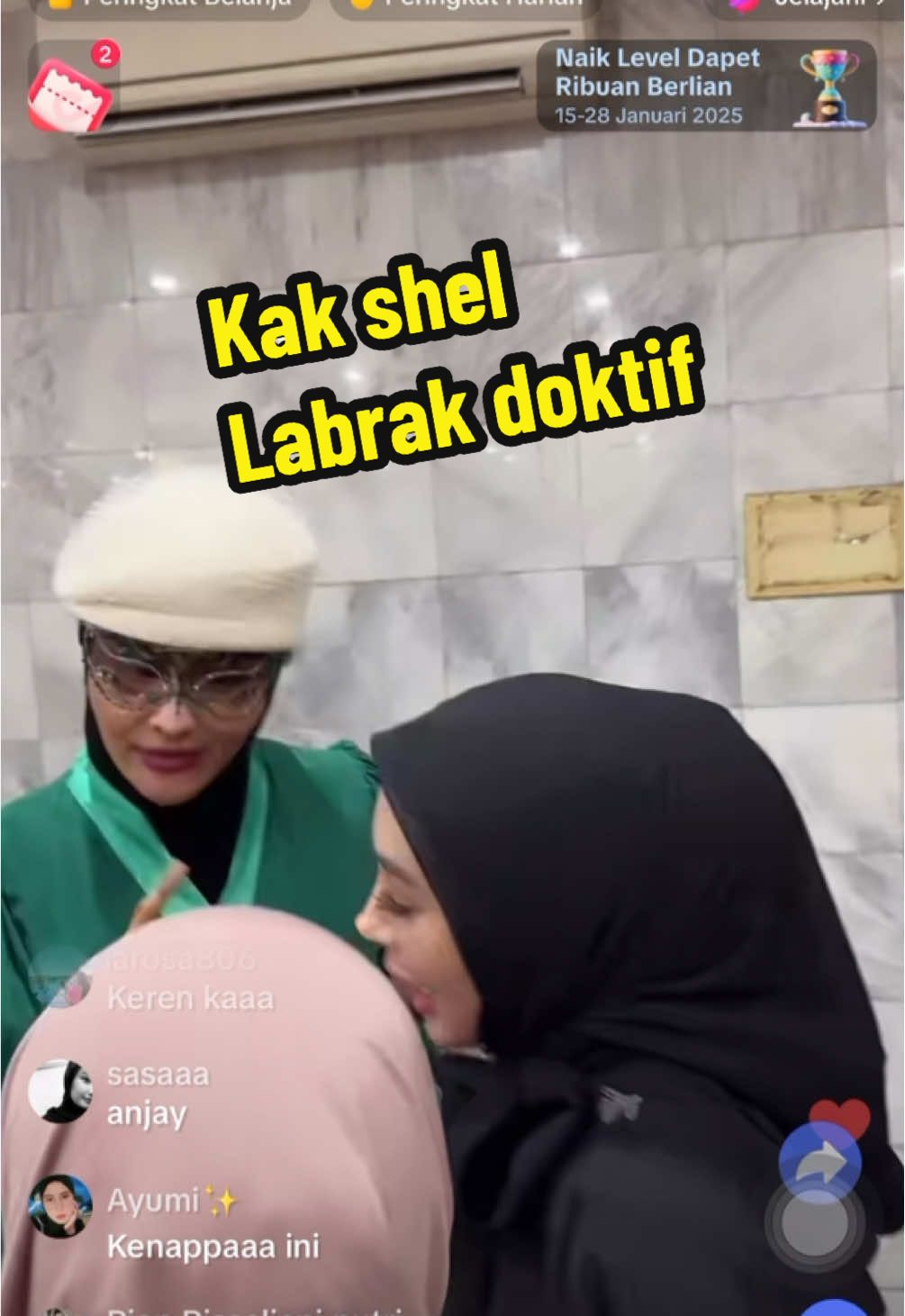 Huru hara doktif dan kak shel #dokterdetektif #shellasaukia 