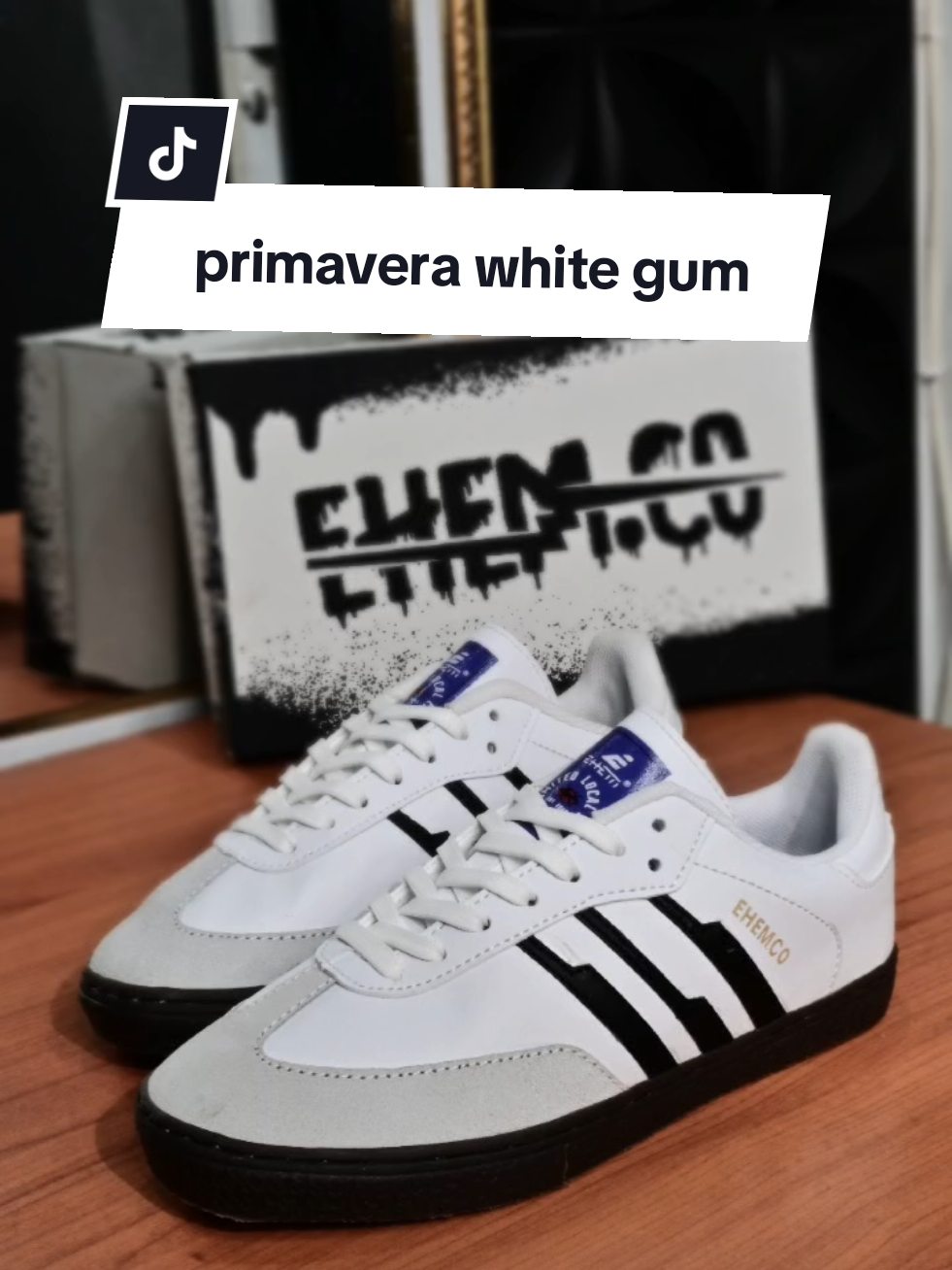 salah satu sepatu best seller EHEM COMPANY Primavera White Gum🔥 #localpride #rekomandasisepatu #sepatu #sepatuwanita #sepatupria #oufitideas #rekomdasi #bestseller #casual #sepatumurah #localbrand 