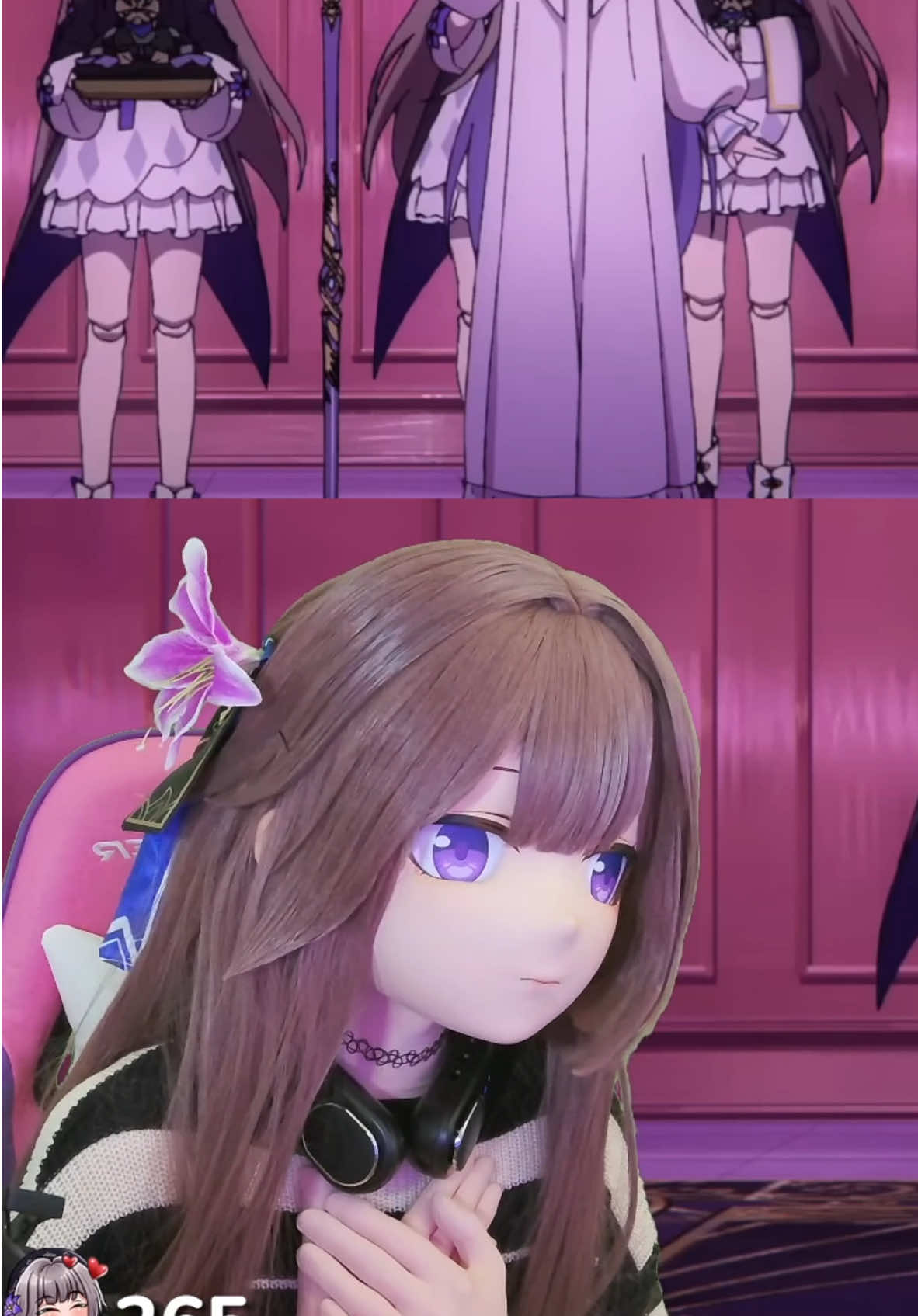 Submitting to Master Herta #kigurumi #vtuberclips #vtuber #hertahonkaistarrail #honkaistarrailcosplay 