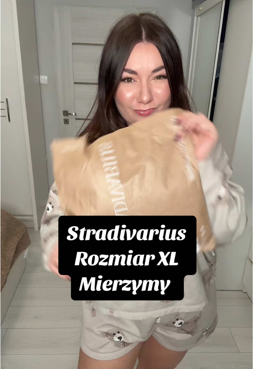 Stradivarius mierzymy 😁 #mierzymy #stradivarius #haulzakupowy #bluzka #pantera 