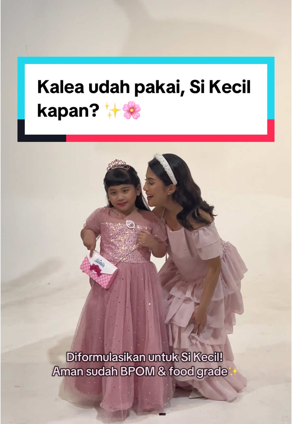 Kalea udah pakai, Si Kecil kapan? Amara Kids makeup aman, BPOM & food grade! Yuk join live biar nggak ketinggalan! #AmaraKids #MakeupAnak #MakeupAnakBPOM #MakeupAnakBeliLokal 