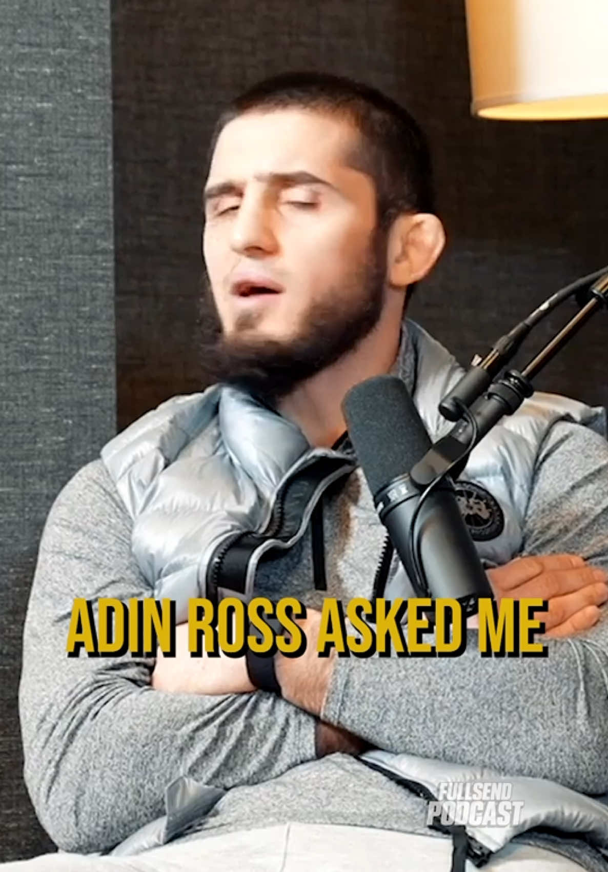 Adin Ross asked Islam Makhachev WHAT?! #fyp #nelk #fullsend #UFC #mma #adinross #islammakhachev 