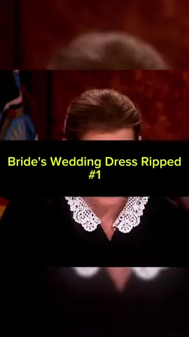 Bride’s Wedding Dress Ripped ( Part 1 ) #justice#judgejudy#law#us#uk#fyp