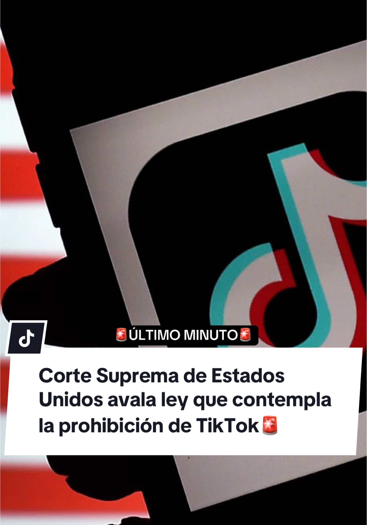 LO ÚLTIMO 🚨 Corte Suprema de Estados Unidos avala ley que contempla la prohibición de TikTok || #TikTok #estadounidos #Loultimo #TikTokNews #bytedance #USA #Trump #Biden #China #Viral #TikTokUsa #tiktokestadosunidos #ElComercioPerú