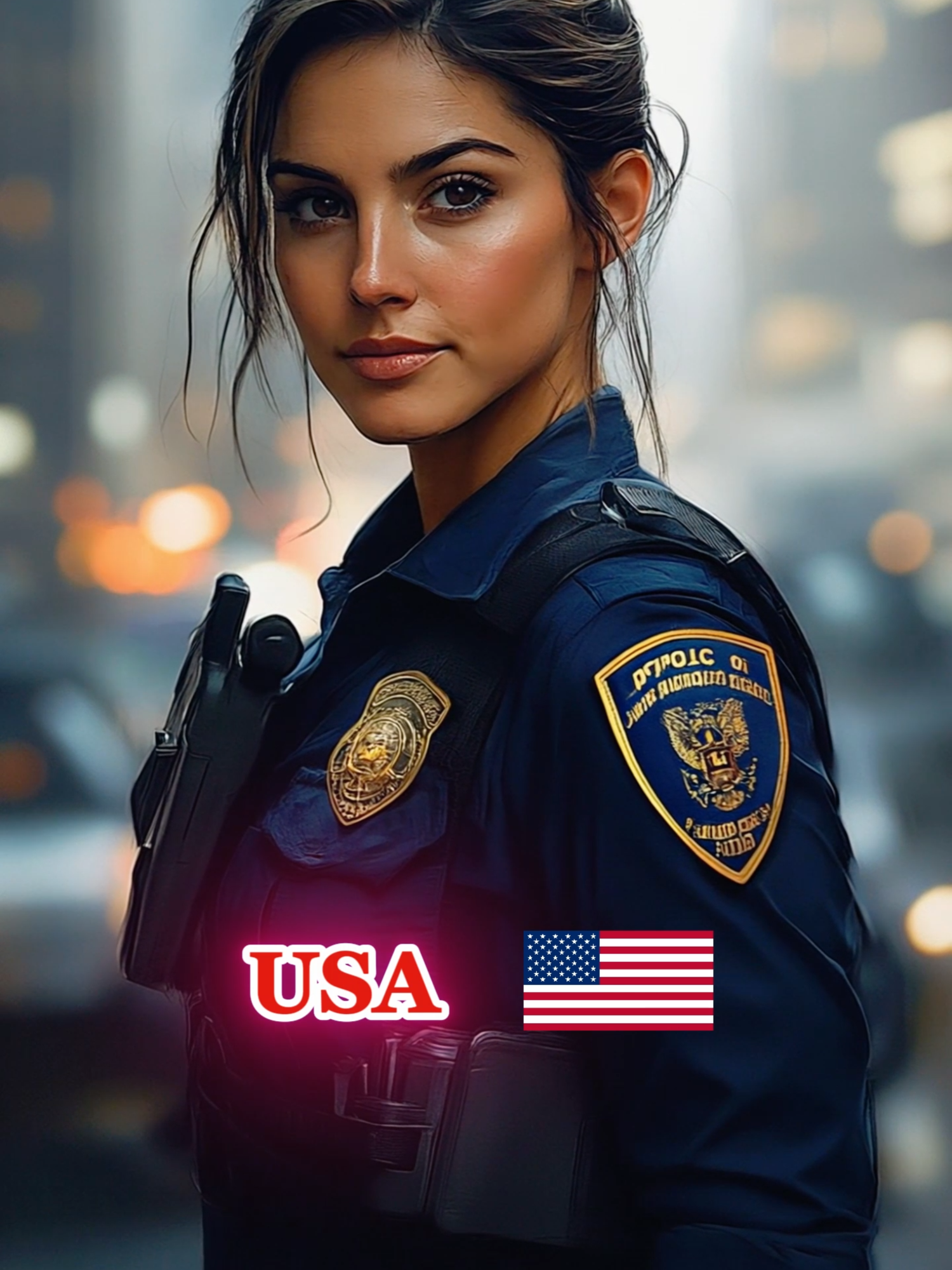 COUNTRIES AS POLICE WOMEN! #women #police #country #shorts