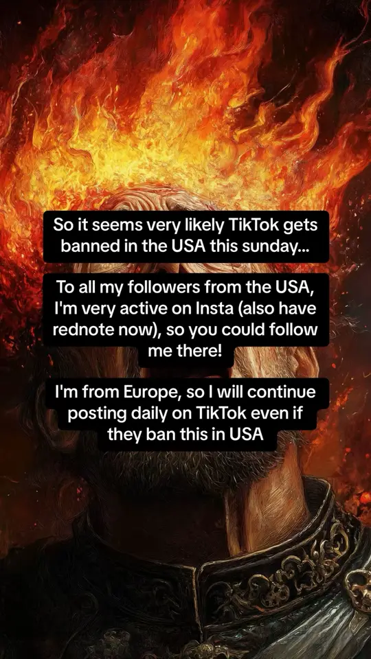 📜 You can find me from all socials with same name: TenThousandScrolls 📜 I'm european so the ban won't affect this account! I will keep posting daily 🤝 #darkfantasy #fyp #foryou #usa_tiktok 