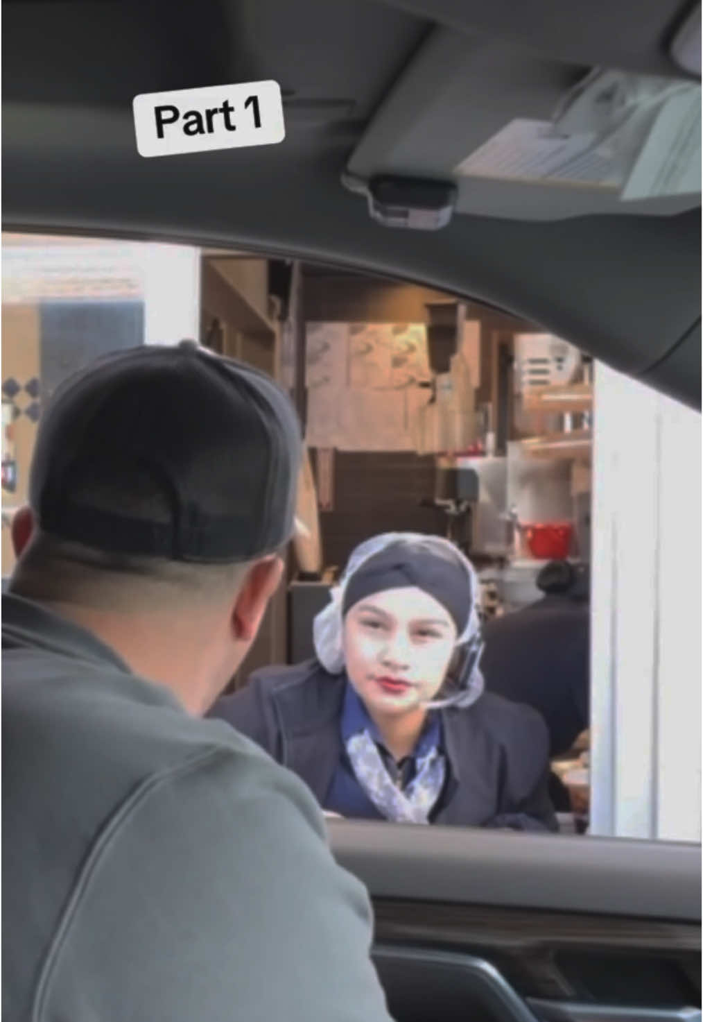 Her reaction is so wholesome 🥹 #drivethru #surprise #reaction  📽️ @THE GOOD BOSS 