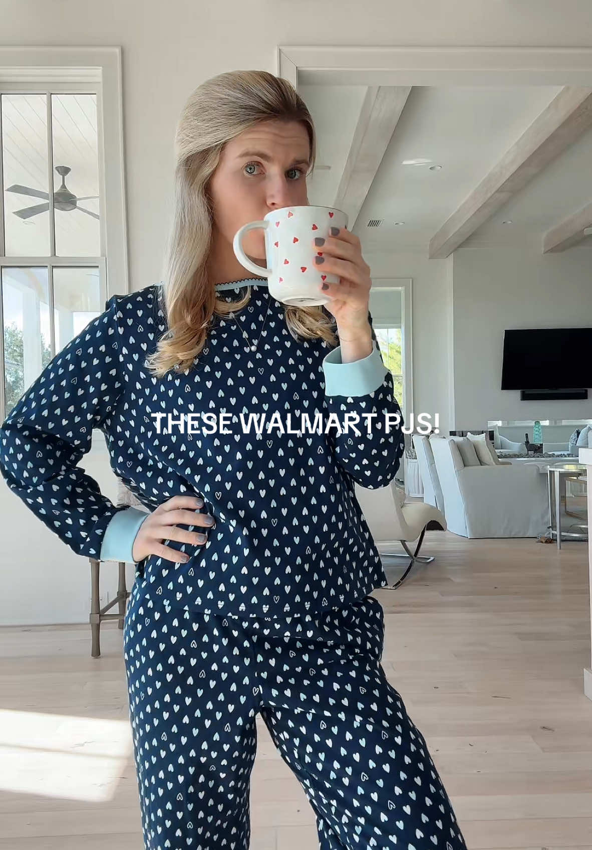 Run don’t walk! @Walmart #walmart #matchingpjs #pjset #ValentinesDay 