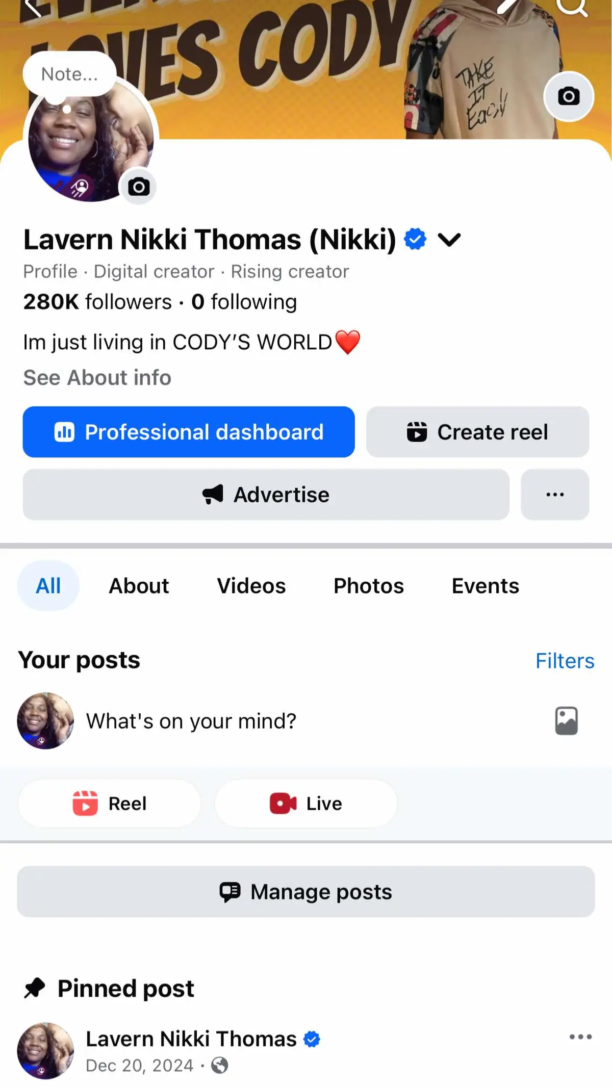 Here is where you all can find Cody after Sunday❤️❤️ Please follow all his accounts . We love you all and we appreciate you guys ❤️❤️❤️❤️❤️#trending #viralvideo #everybodylovescody #gripbaby #griptownfamilyof6 #fyp 