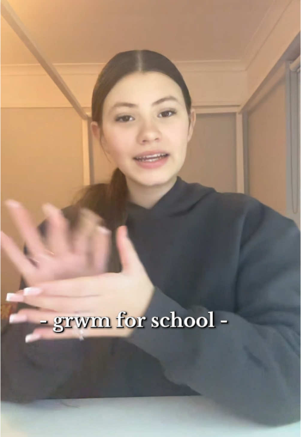 grwm for school / stay at home study day!!! #foryou #foryoupage #grwm #school #study #xyzbca #relatable #oleighmcw 