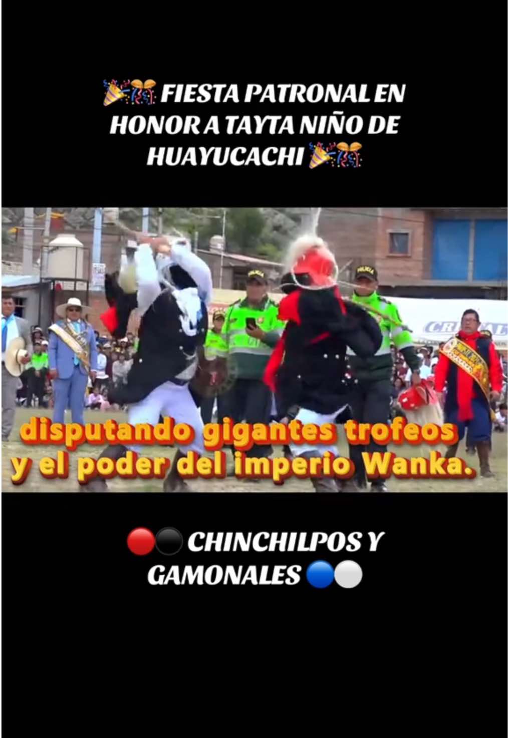 Vamos a Huayucachi ‼️ 🥳 #chinchilposygamonales #huayucachi #huayucachina_que_se_respeta🥰🥰🥰 #chinchilpo #rojomatador #furiaroja #gamonal #zumbanacuy 