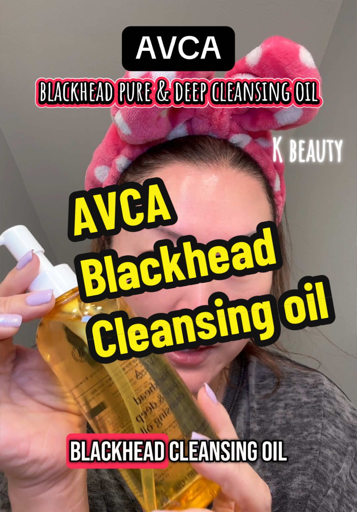 @avca.skincare #blackhead #cleansingoil #kbeauty #tts #TikTokShop #TikTokShopNewYearNewAura #beauty #nina #ninapool 