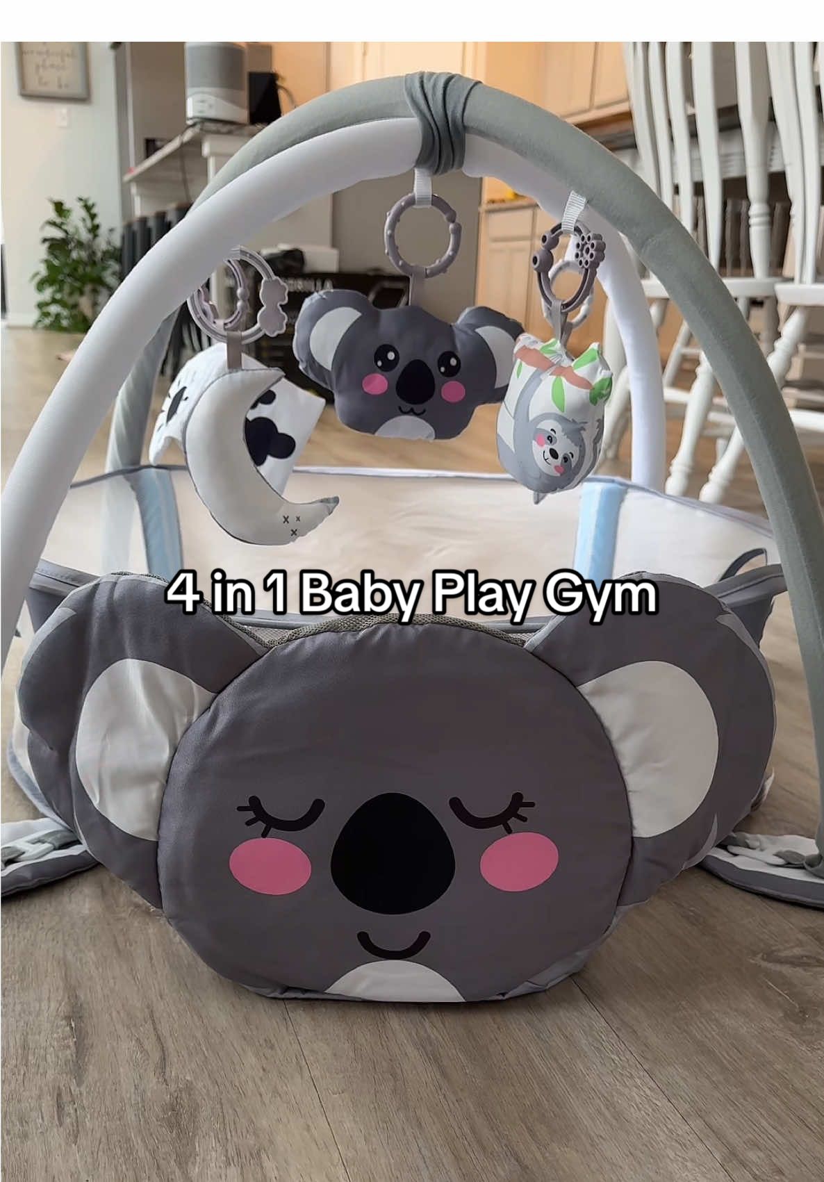 This foreign one baby play gym is so dang cute! #babytok #babyplaytime #babyplaypen #babyplaygym #tummytime #grandparentsoftiktok #nanalife #grandbabiesoftiktok #babytiktok #babymama #playgymbaby 