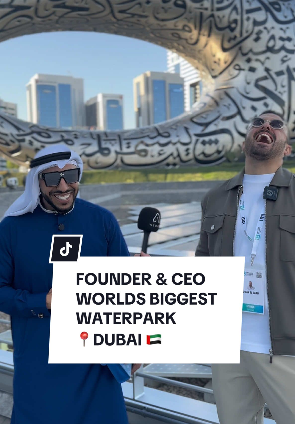 CEO of World Largest Waterpark 📍Dubai 🇦🇪 #Money #WhatDoYouDoForALiving #SalaryTransparency #PayTransparency #street interview #fyp #dubai