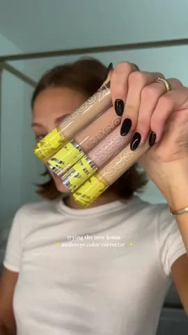 trying @Kosas new undereye color corrector