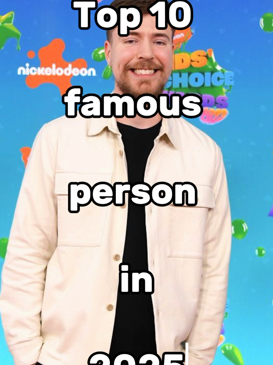 Top 10 most famous person in 2025 #fyp #top10 #top #famous #celebrity #2025 