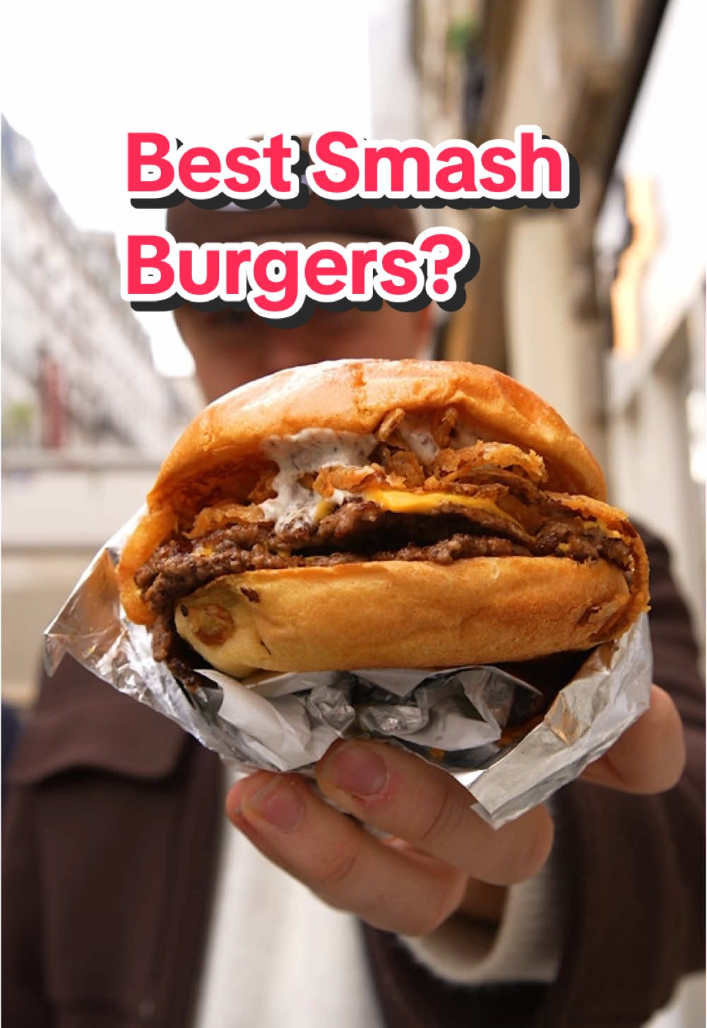 Trying some of the best Smash Burgers in Paris  📍Junk, Paris #food #foodreview #travel #french #parisfood #paris #fastfood #burger #smashburgers #france 