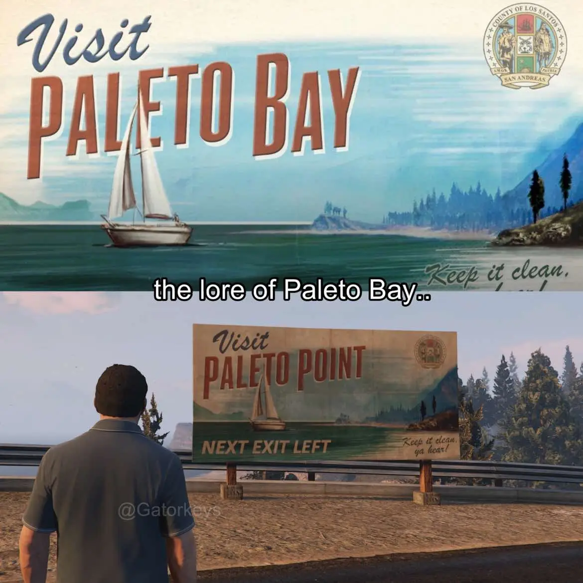 the creation of Paleto Bay.. #gta5 #gta5online #gta5clips 