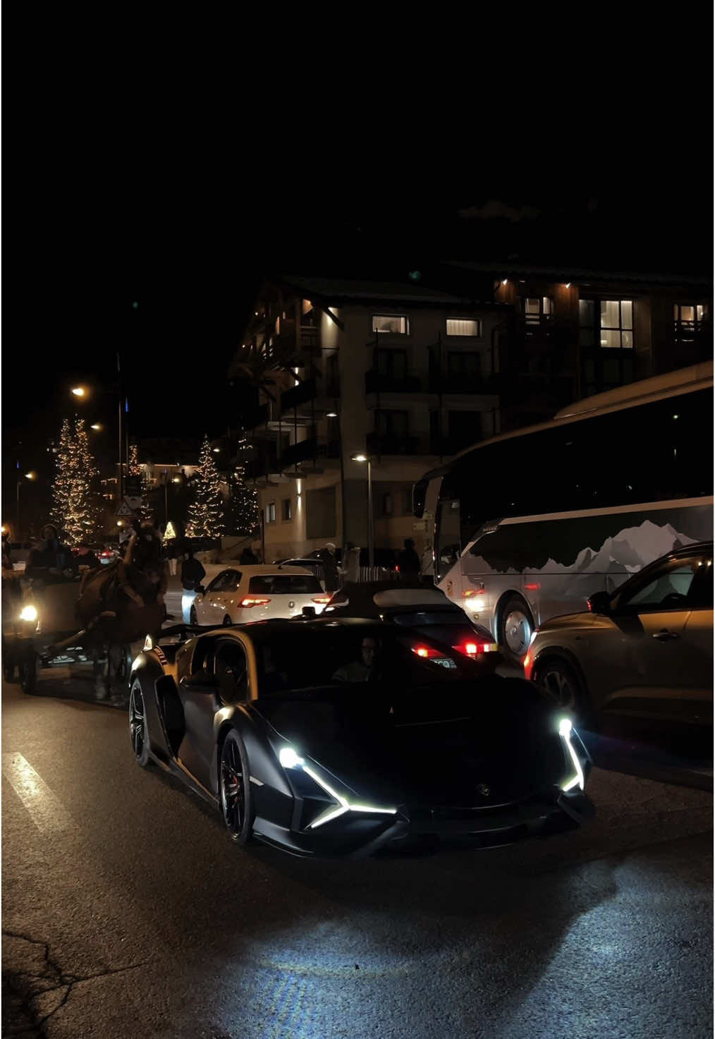 Black looks insane on this car       #lamborghini #sian #guurger  #concours #megeve