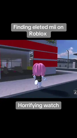 Scary hacker on Roblox #wiideletedyou #mii #wii #roblox #scary 
