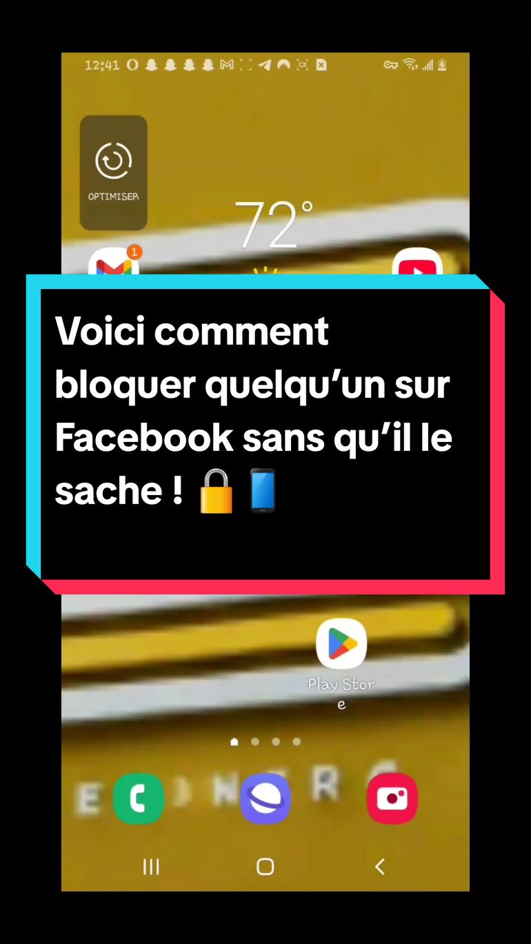 Voici comment bloquer quelqu’un sur Facebook sans qu’il le sache ! 🔒📱 #AstuceFacebook  #ViePrivée  #TechFrance  #GuidePratique 