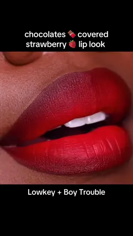 SEEESH! Spicy lip look for.. ya know. 😍🔥 #thelipbar #valentineslipgloss #ValentinesDay 