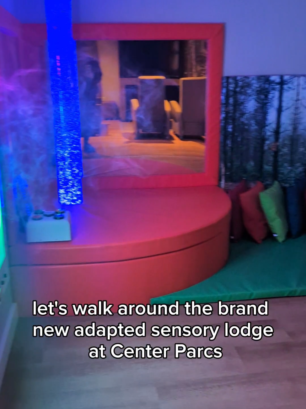 @Center Parcs Uk sensory lodge tour!  #centerparcs #autism #asd #adhd #neurodivergent #disabled #mycp #sensoryroom #accessibility a d