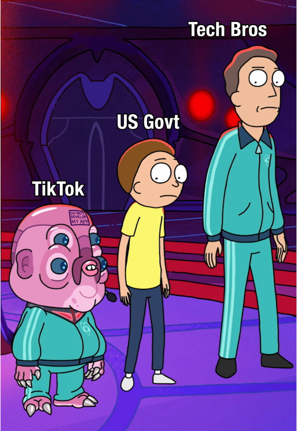 Who wants to develop an app? #rickandmorty #tiktokban 